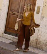 ALBANIE TOP -- YELLOW THISTLE