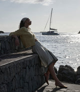 DELIA SKIRT -- RIVIERA FOULARD