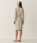 DELIA SKIRT -- RIVIERA FOULARD