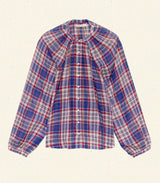 JANIS TOP -- CÔTE D'AZUR PLAID