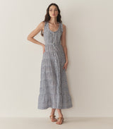 OTTESSA DRESS -- CORNFLOWER HILLSIDE BLOOM