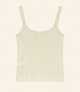 SHAE TANK -- CREME CITRON QUELLE JOLIE POINTELLE