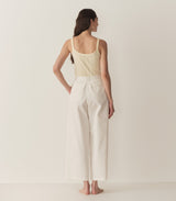 SHAE TANK -- CREME CITRON QUELLE JOLIE POINTELLE